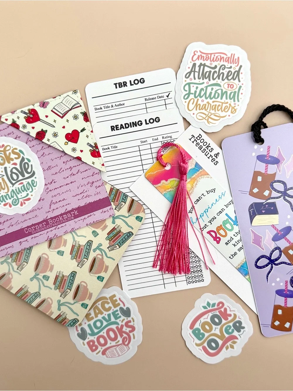 Bookmark Mystery Box Grab Bag Handmade Bookmarks & Bookish Gifts